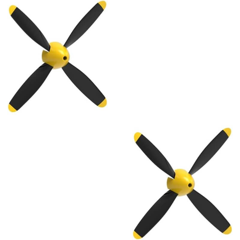 Volantex Propeller Full Set 4 Blade 2 Set Prop Saver Shaft
