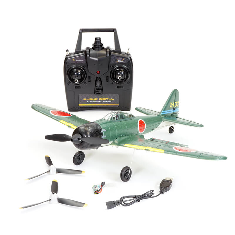 Volantex Mitsubishi Zero 4ch 400mm Brushed W/gyro Epp Rtf