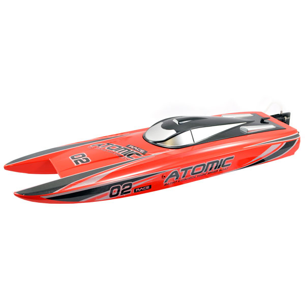 Volantex Racent Atomic 70cm B/less Raceboat Combo Rtr Red (uk Plug)