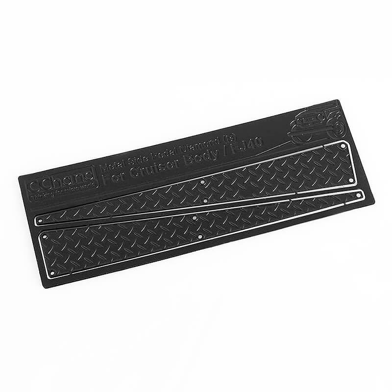 Rc4wd Metal Side Diamond (b) Plates For Rc4wd Cruiser Body (black)
