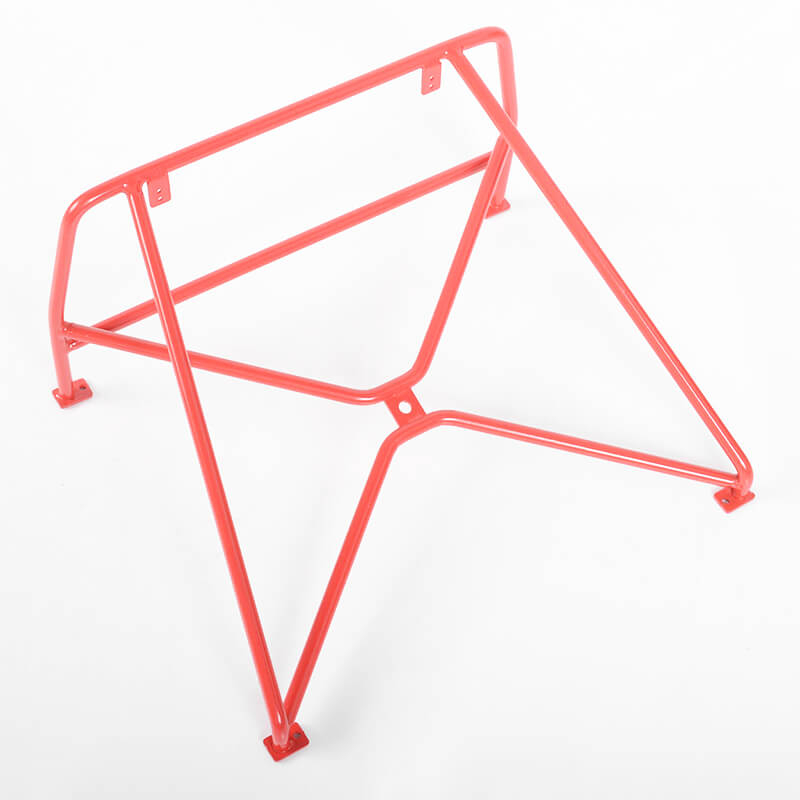 Rc4wd Roll Bar Rack W/spare Mount For Rc4wd Chevy Blazer Body (red)