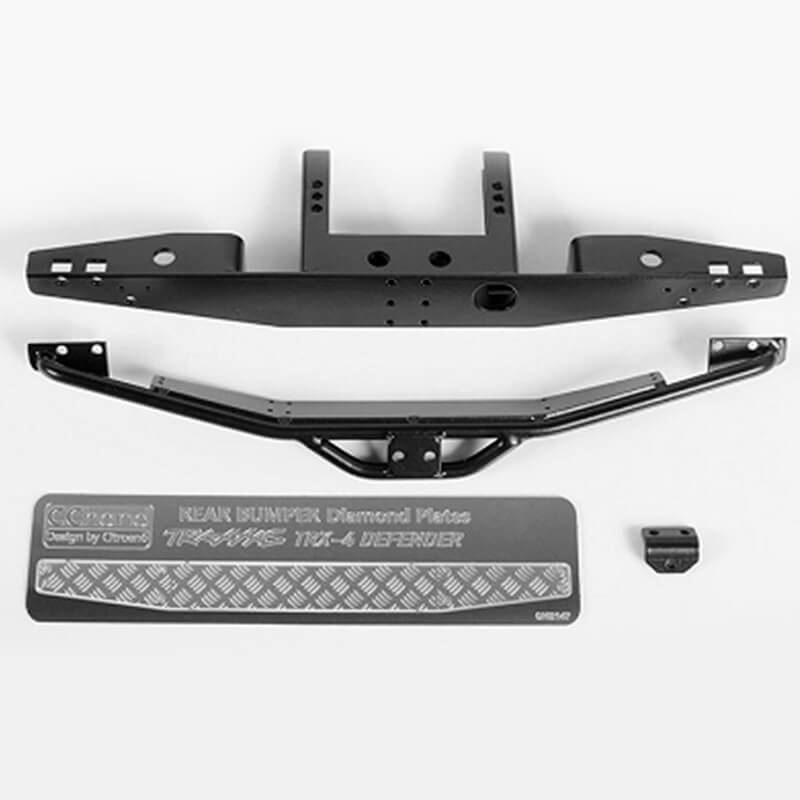 Rc4wd Rook Metal Rear Bumper For Traxxas Trx-4