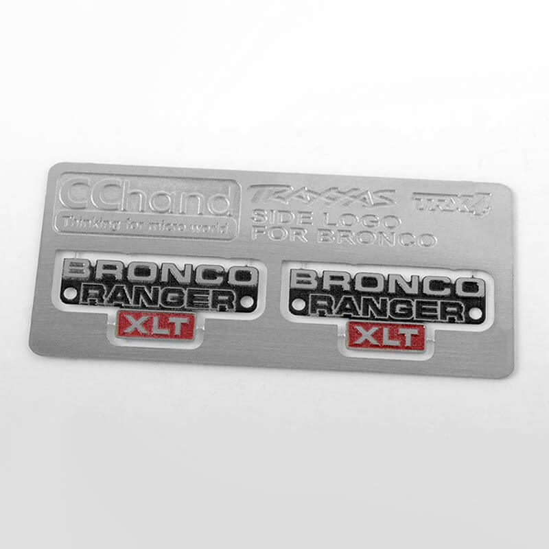 Rc4wd Side Metal Emblem For Traxxas Trx-4 '79 Bronco Ranger Xlt