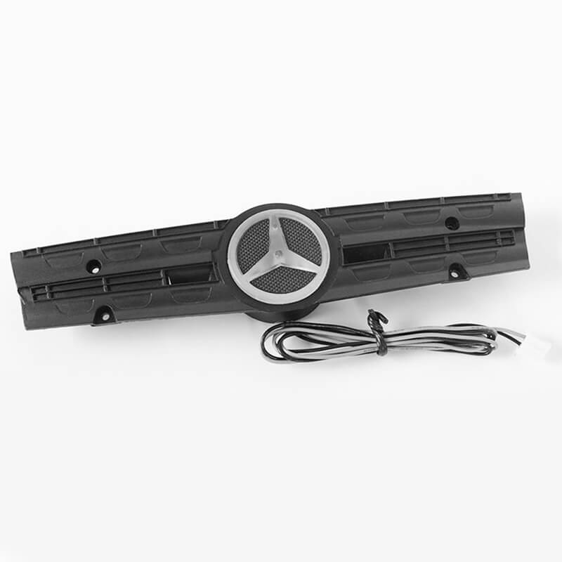 Rc4wd Grill Logo W/light For Mercedes-benz Arocs 3348 6x4 Tipper Truck (a)