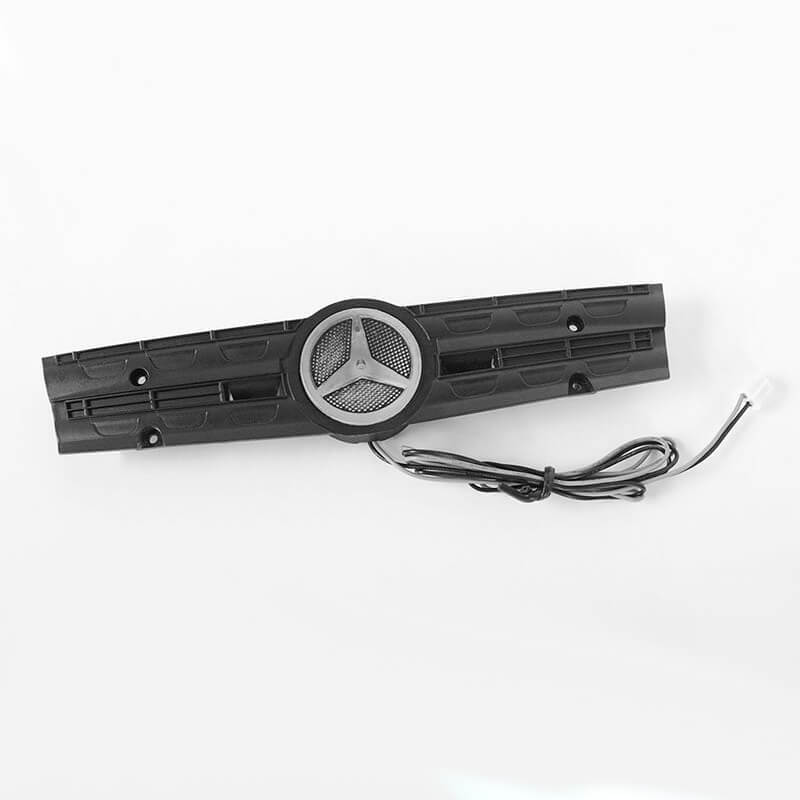 Rc4wd Grill Logo W/light For Mercedes-benz Arocs 3348 6x4 Tipper Truck (b)