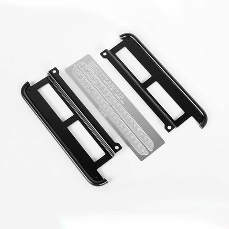 Rc4wd Rook Metal Side Sliders For Tamiya 1/10 Isuzu Mu Type X Cc-01 (black)