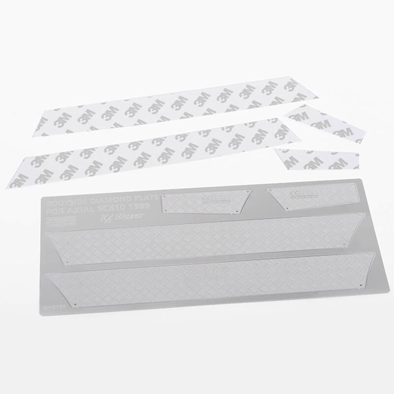 Rc4wd Side Diamond Plates For Axial Scx10 Ii 1969 Chevrolet Blazer