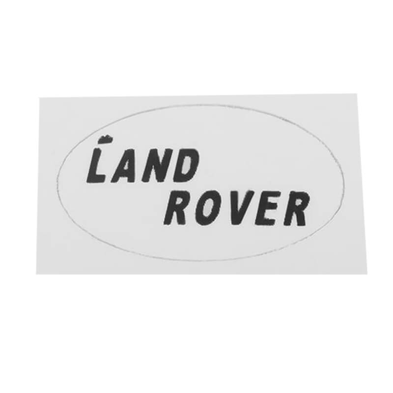 Rc4wd Rear Logo Decal For Js Scale 1/10 Range Rover Classic Body