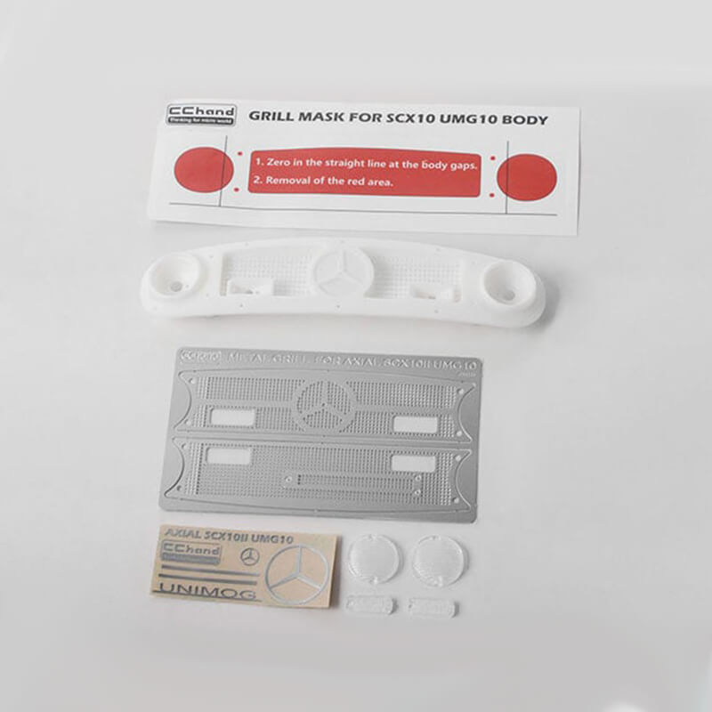 Rc4wd Front Grille For Axial 1/10 Scx10 Ii Umg10 4wd Rock Crawler