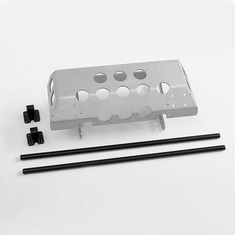 Rc4wd Tarka Steel Tube Bumper With Skid Plate For Traxxas Mercedes-benz G63 Amg 6x6