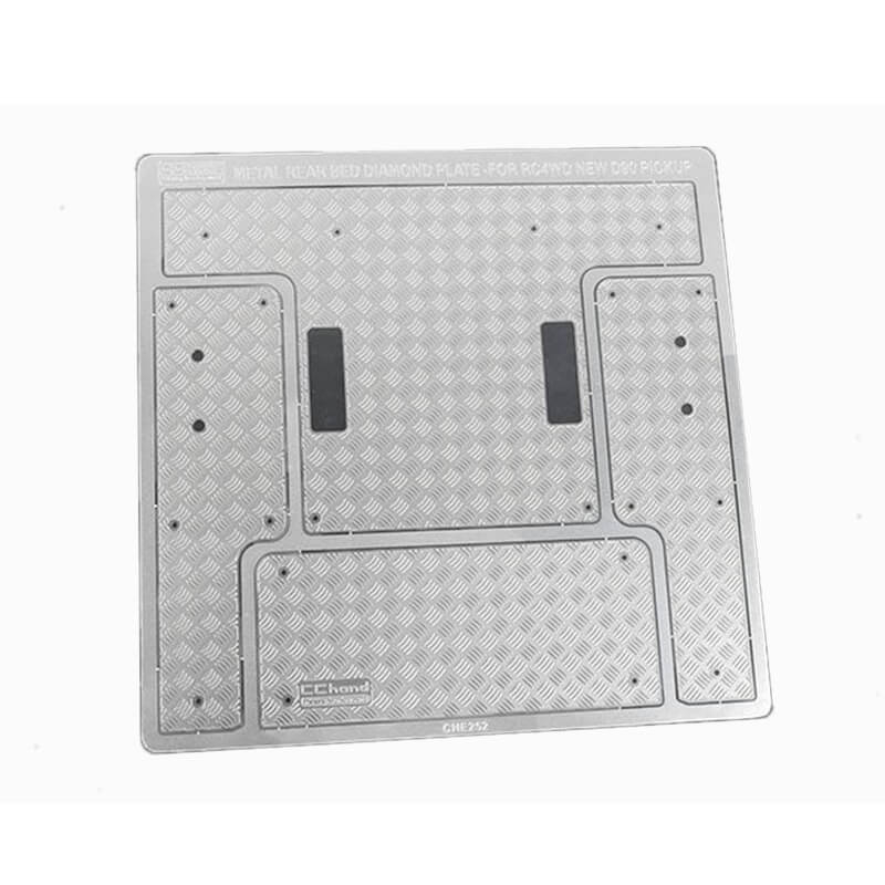 Rc4wd Steel Rear Bed Diamond Plates For Rc4wd Gelande Ii 2015 Land Rover Defender D90 (pick-up)