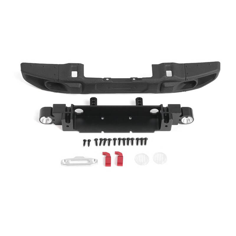 Rc4wd Oem Wide Front Winch Bumper For Axial 1/10 Scx10 Iii Jeep (gladiator/wrangler)