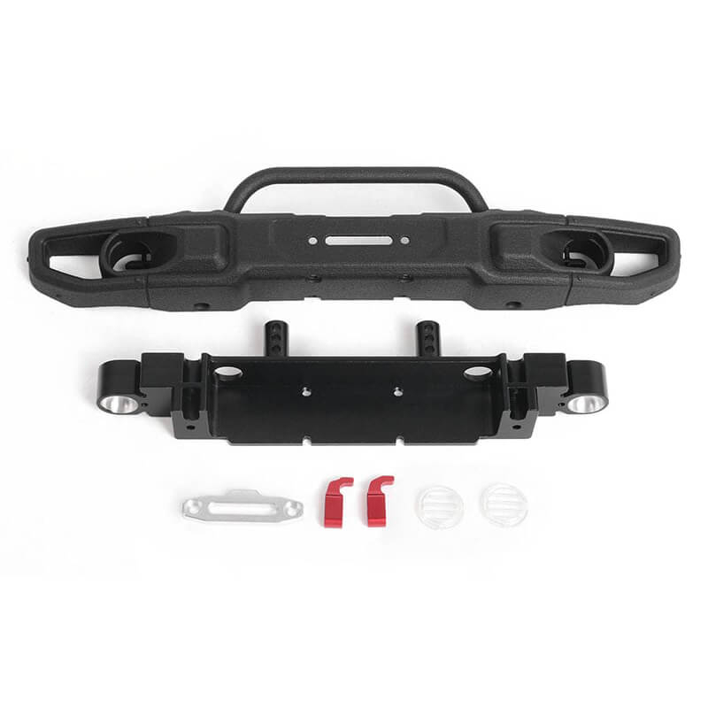 Rc4wd Oem Wide Front Winch Bumper For Axial 1/10 Scx10 Iii Jeep (gladiator/wrangler) (b)