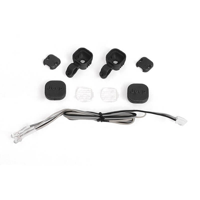 Rc4wd Offroad Light Set W/ Led Light Kit For Axial 1/10 Scx10 Iii Jeep (gladiator/wrangler)