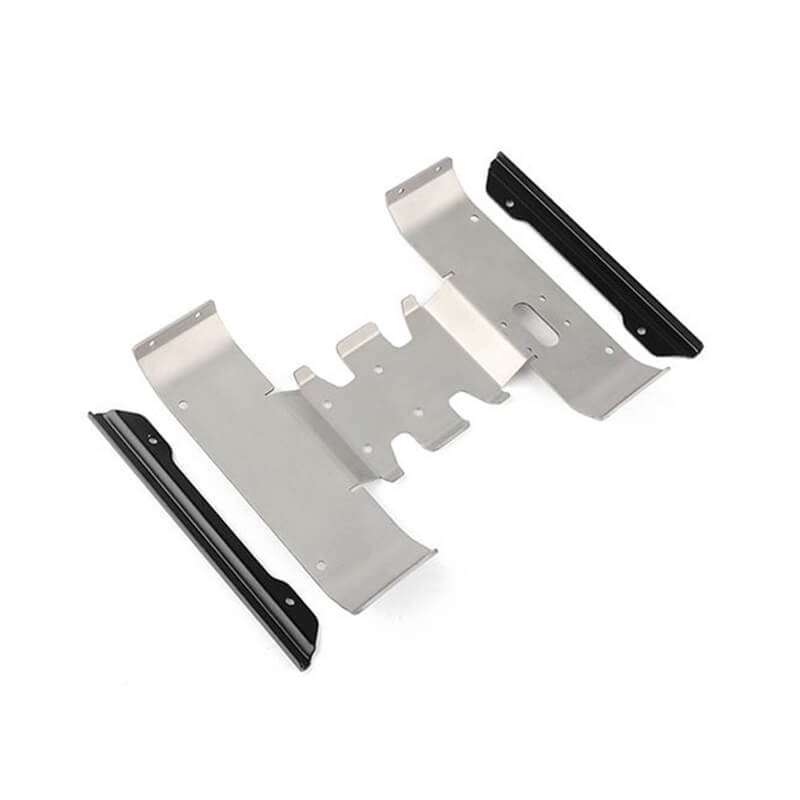 Rc4wd Rough Stuff Skid Plate W/ Side Sliders For Mst 4wd Off-road Car Kit W/ J4 Jimny Body