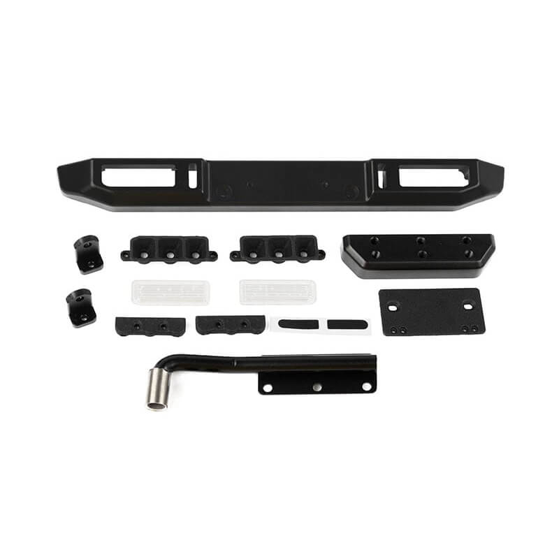 Rc4wd Guardian Steel Rear Bumper W/ Exhaust For Mst 4wd Off-road Car Kit W/ J4 Jimny Body (style A)