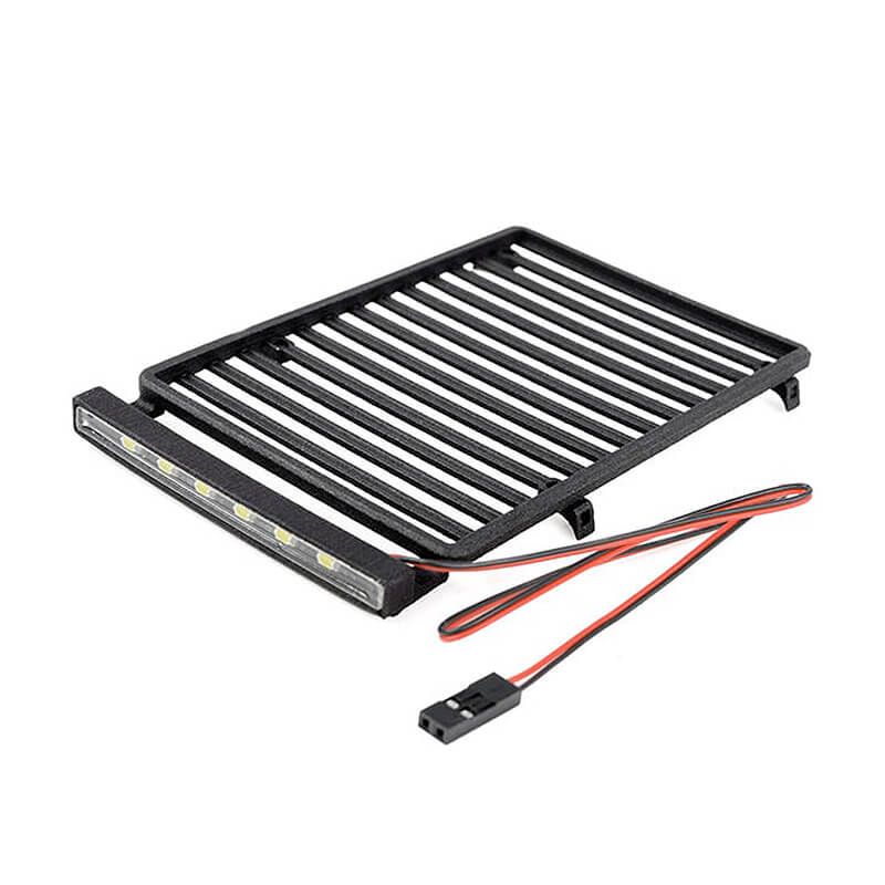 Rc4wd Flat Roof Rack W/ Led For Axial Scx24 Jeep Wrangler Jlu