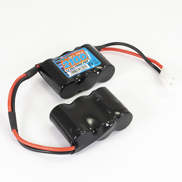 Voltz 2100mah 7.2v Nimh Saddle Pack Battery W/tamiya Connector