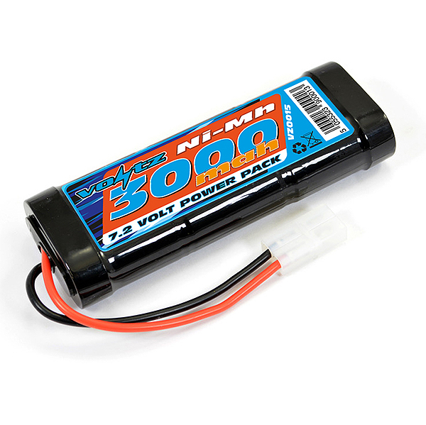 Voltz 3000mah 7.2v Nimh Stick Battery W/tamiya Connector