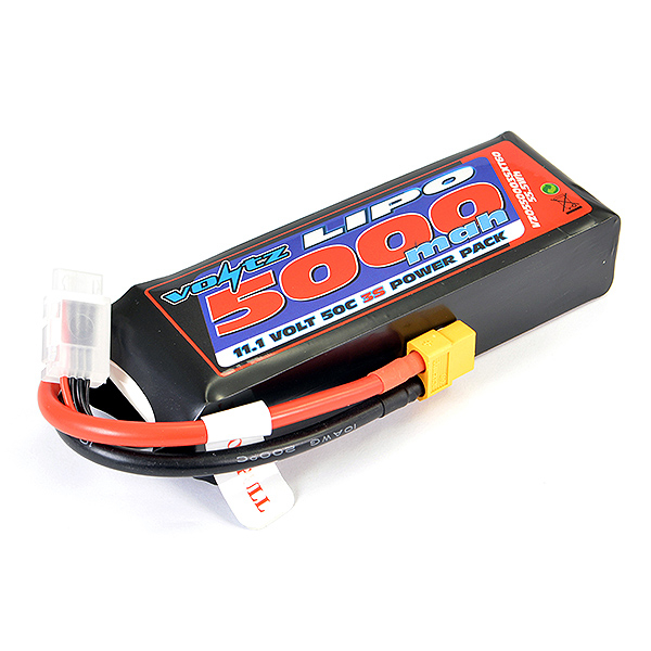 Voltz 5000mah 11.v 50c Lipo Battery W/xt60