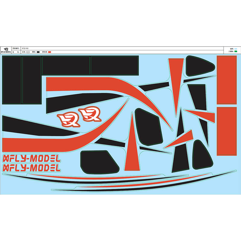 Xfly Glastar Decal Sheet V2