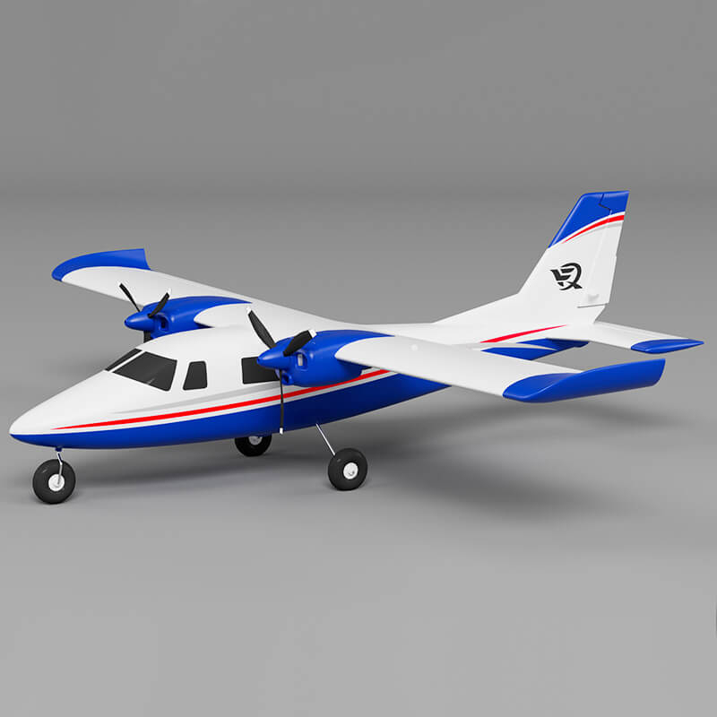 Xfly P68 Twin 850mm Wingspan Without Tx/rx/battery - Blue