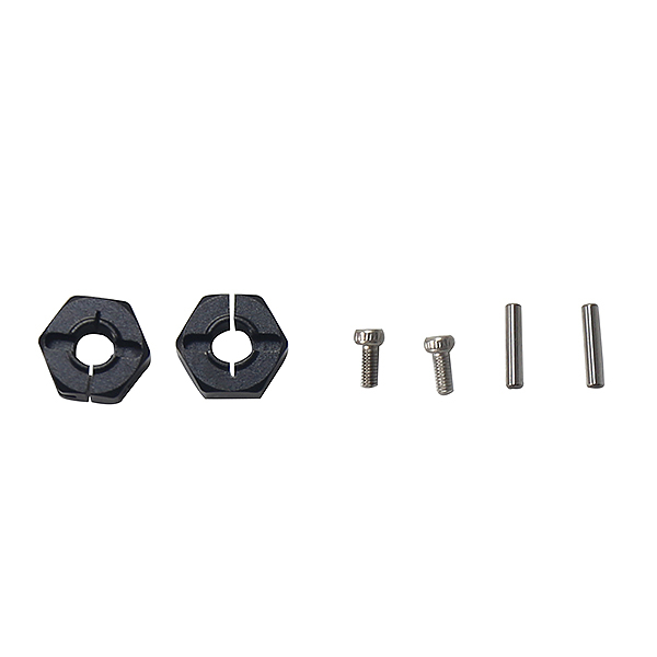 X-rider Flamingo 6mm Hex. Hub Set(metal,black)