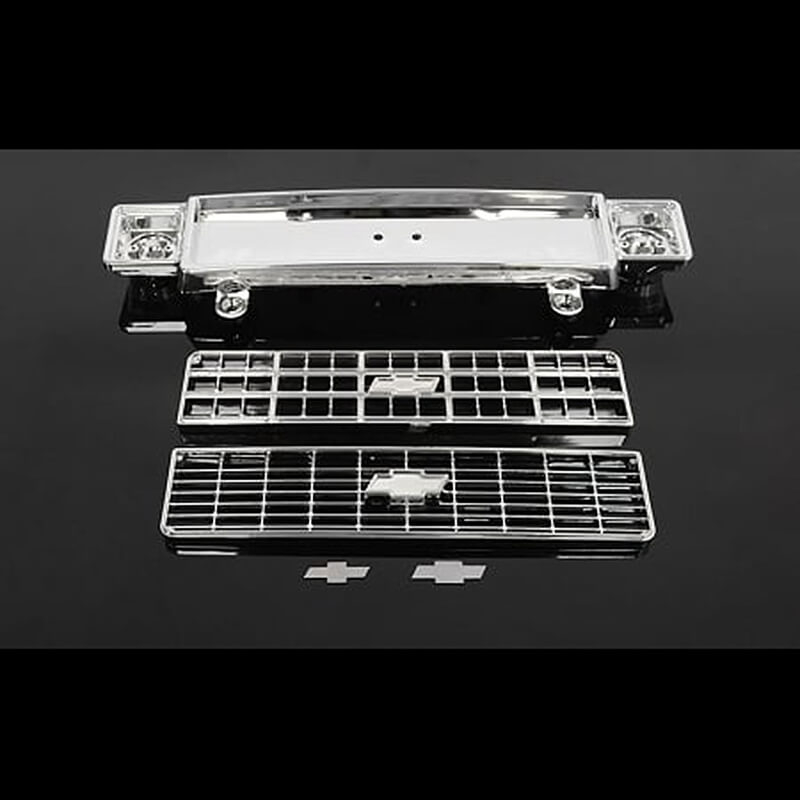 Rc4wd Chevrolet Blazer & K10 Chrome Front Grill W/optional I