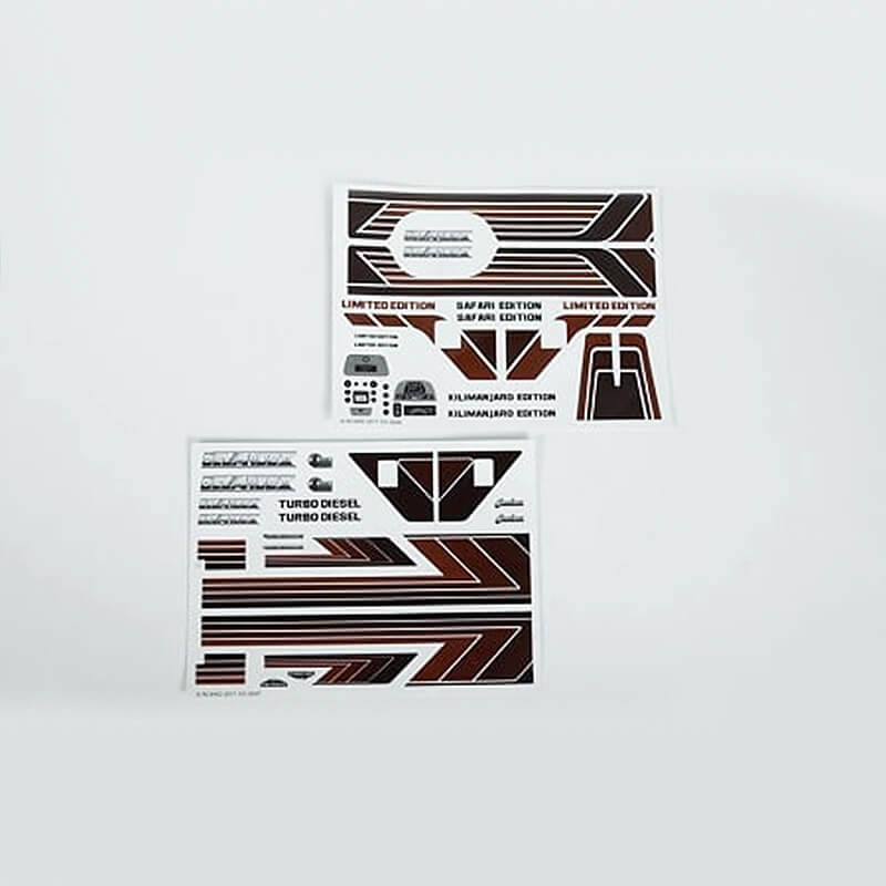 Rc4wd Complete Graphic Decal Set For Cruiser Body