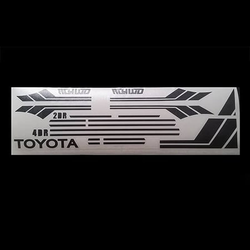 Rc4wd Clean Stripes For Mojave Ii 2/4 Door Decal Sheet (blac