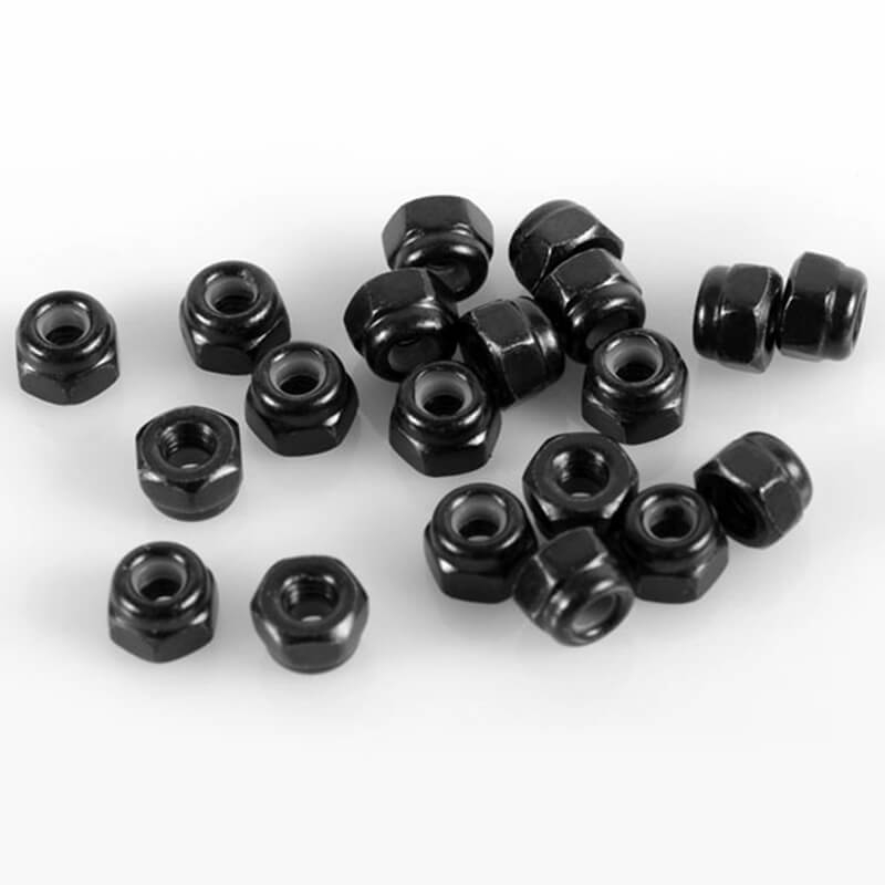 Rc4wd Nylock Nuts M2.5 (black)
