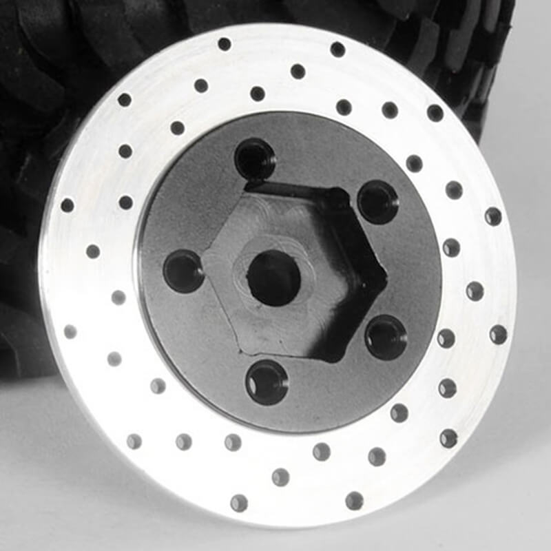 Rc4wd 1.9 5 Lug Steel Wheel Hex Hub With Brake Rotor