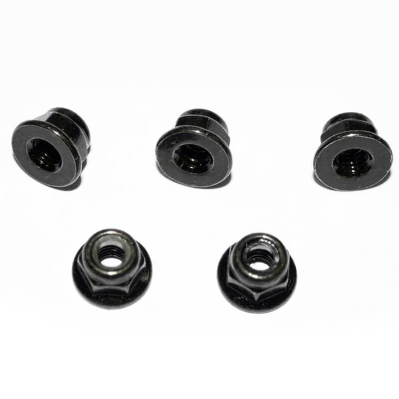 Rc4wd M4 Flanged Lock Nut (black)