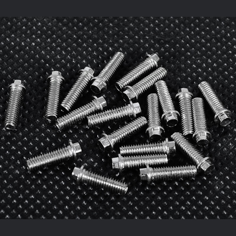 Rc4wd Miniature Scale Hex Bolts (m3x10mm) (silver)