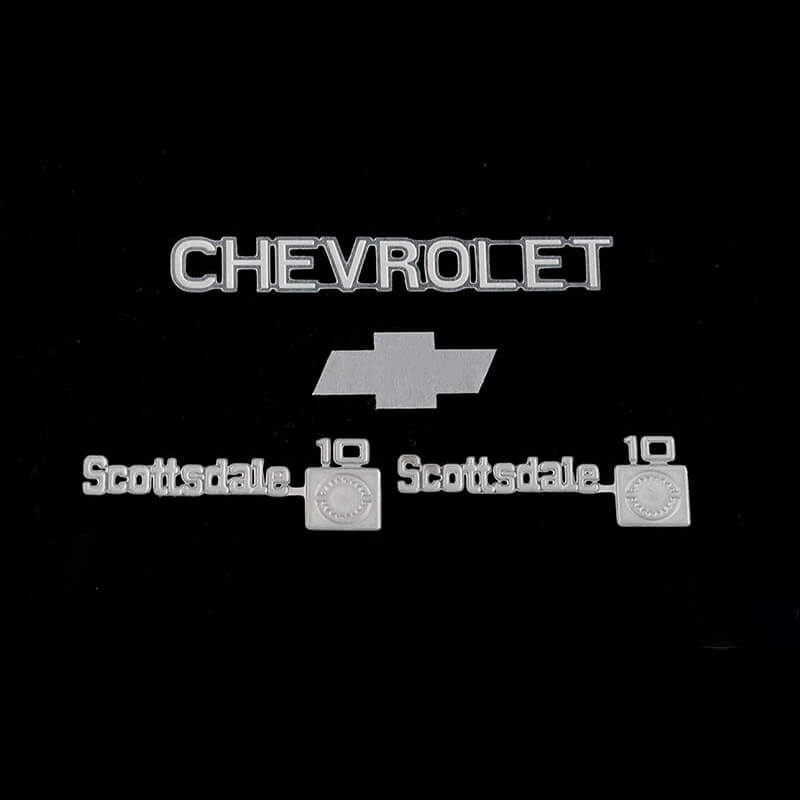 Rc4wd Chevrolet K10 Metal Emblem Set