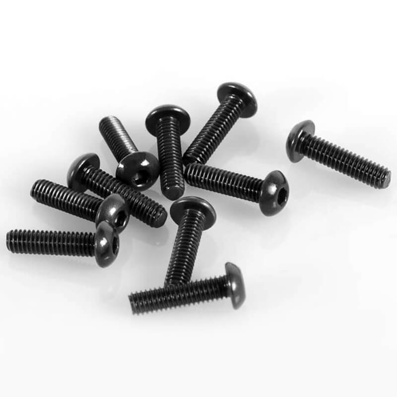 Rc4wd Steel Button Head Cap Screws M2.5 X 10mm (10)