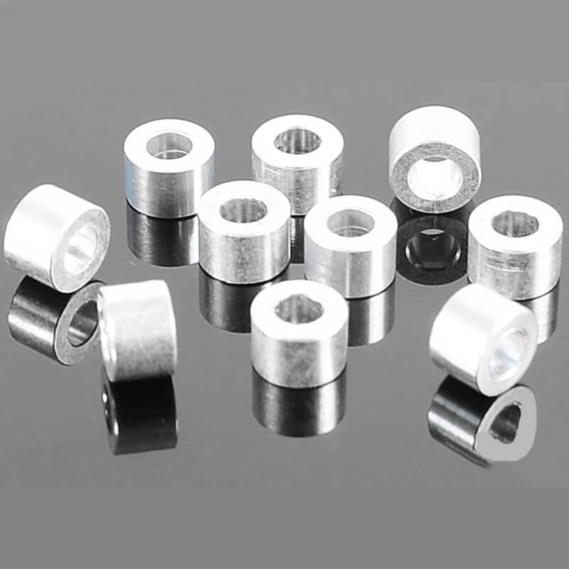 Rc4wd 4mm Silver Spacer With M3 Hole (10)