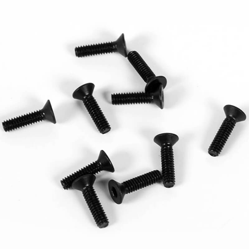 Rc4wd Steel Flat Head Socket Cap Screw M2 X 8mm (10)