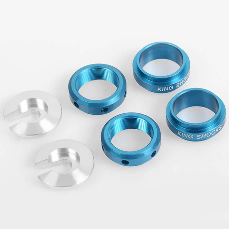 Rc4wd Lower, Center & Threaded Spring Retainer For King Offroad Shocks