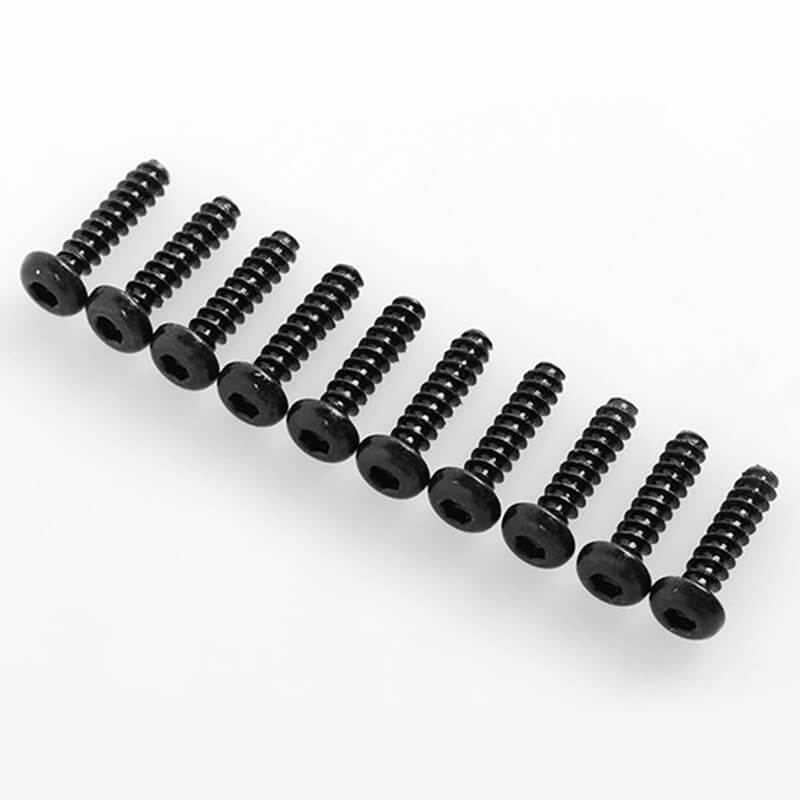 rc4wd-button-head-self-tapping-screws-m3-x-12mm-black
