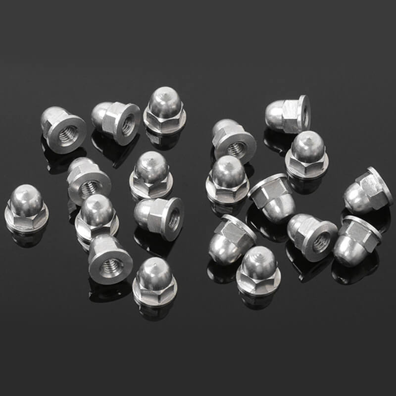 Rc4wd M3 Flanged Acorn Nuts (silver)