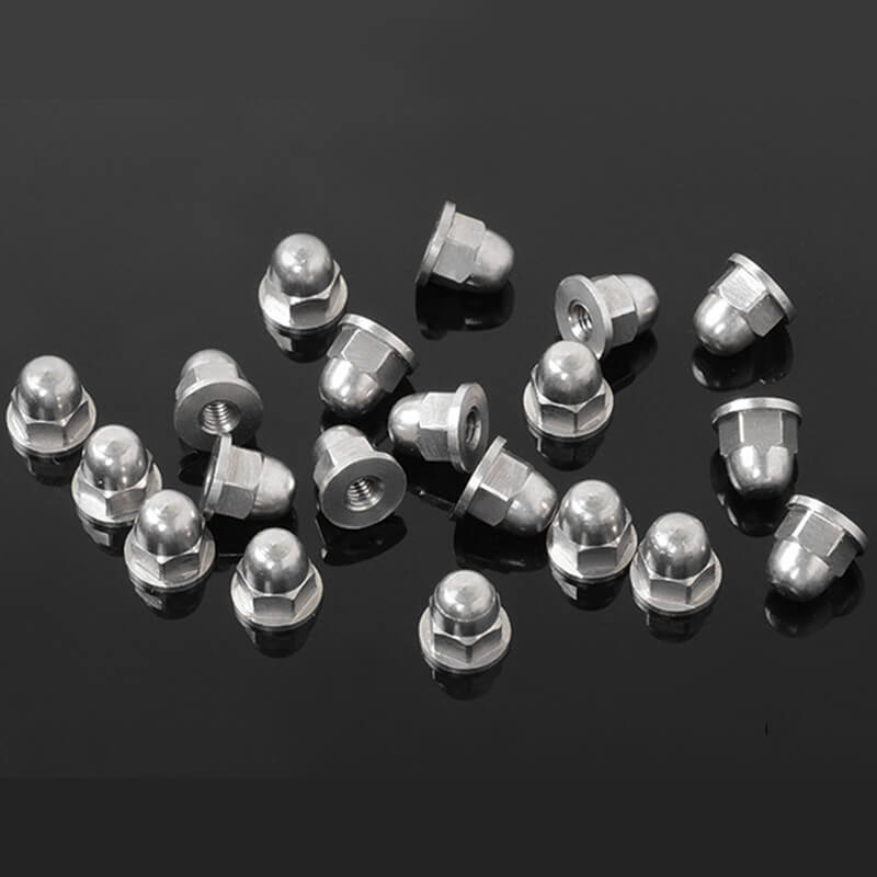 Rc4wd M2.5 Flanged Acorn Nuts (silver)