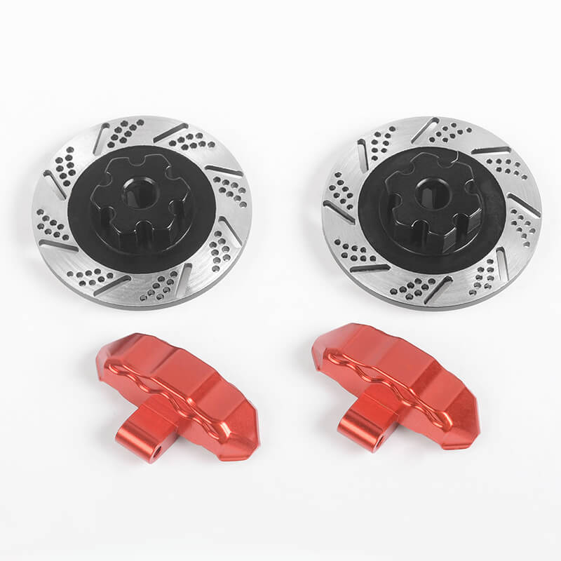 Rc4wd Baer Brake Systems Rotors & Caliper Set For Traxxas Udr
