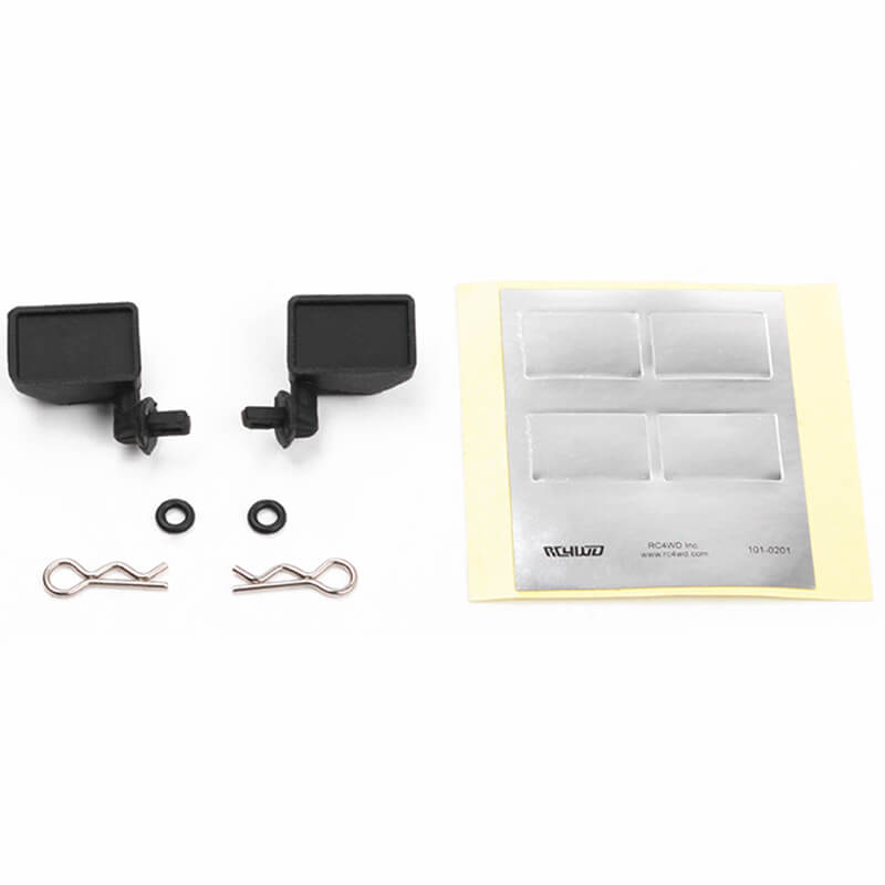 Rc4wd Rubber Side Mirrors For 1/10th Black Rock