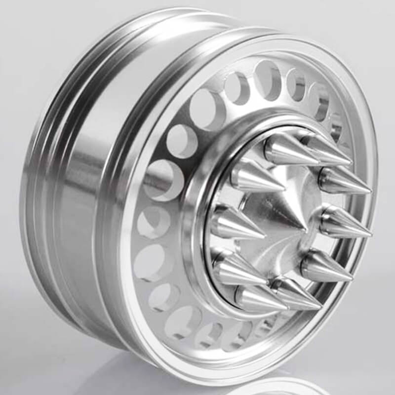 Rc4wd Chaos Semi Truck Front Wheels W/spiked Caps