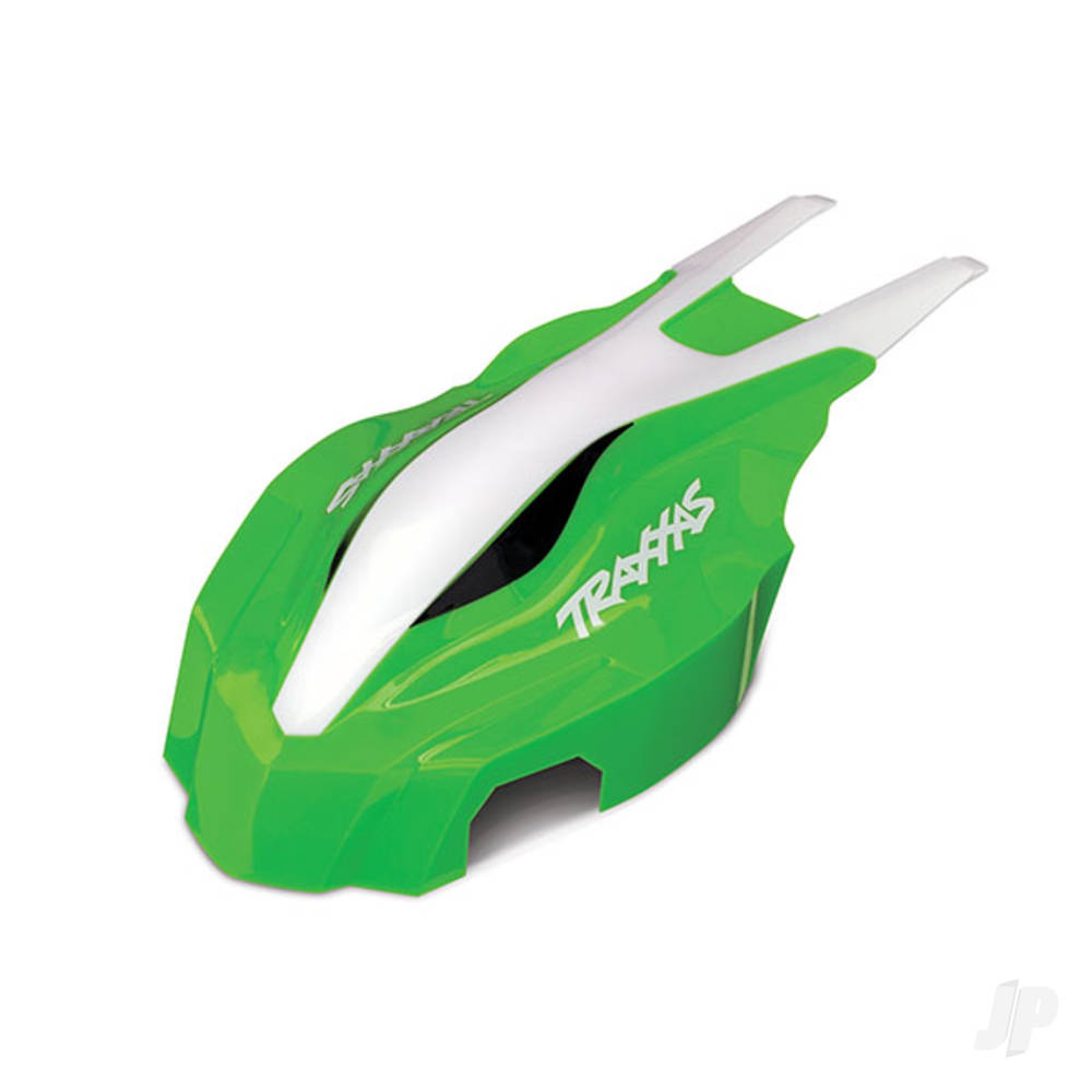 Traxxas Canopy, Front, Green / White, Aton
