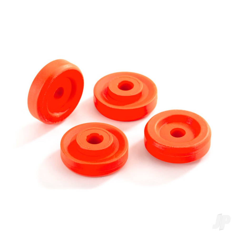 Traxxas Wheel washers, Orange (4 pcs)