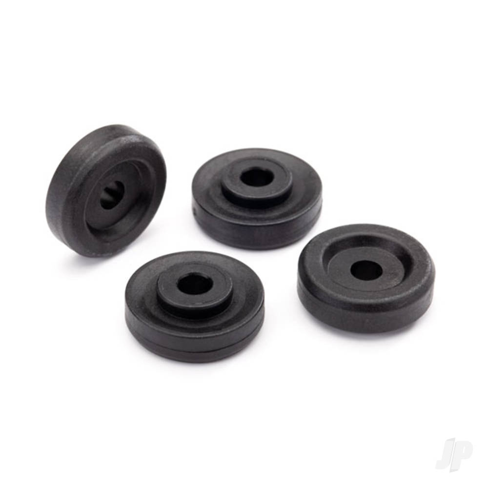 Traxxas Wheel washers, Black (4 pcs)