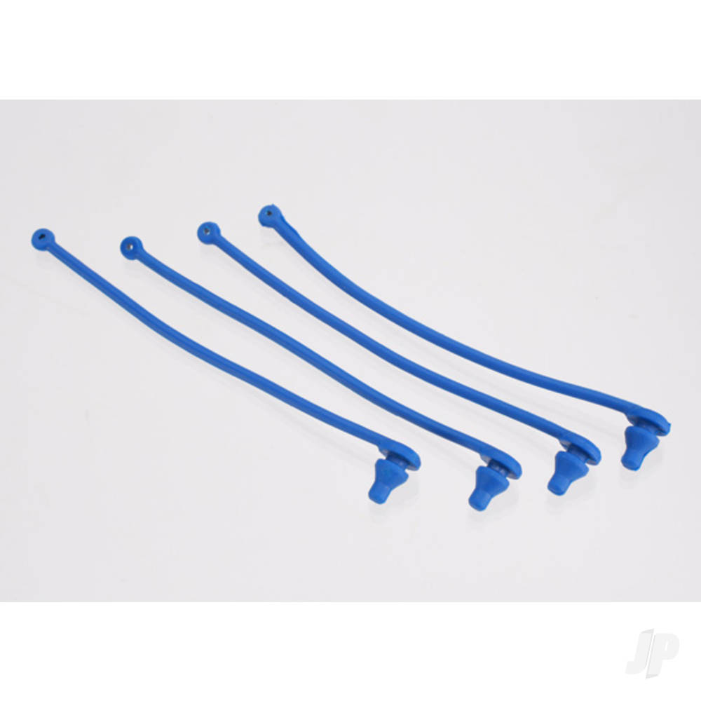 Traxxas Body clip retainer, Blue (4 pcs)