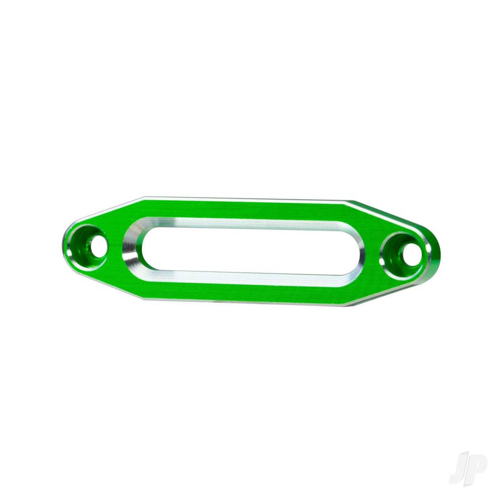 Traxxas Fairlead, winch, aluminium (Green-anodised) (use with front bumpers #8865, 8866, 8867, 8869, or 9224)